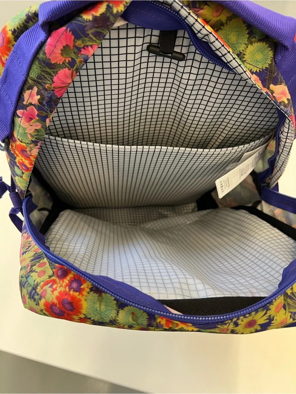 JanSport Floral Gnarly 25”Backpack - Purple Multicolor